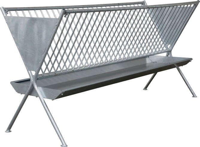 Futterraufe ohne Dach